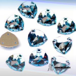 Купить пришивные стразы цвет Aquamarine Аквамарин в Липецке в наличии и под заказ