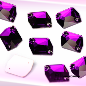 Купить пришивные стразы в форме Cosmic цвет Purple Velvet Фиолетовый бархат в Липецке в наличии и под заказ
